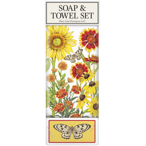 Fall Garden Soap & Towel Set