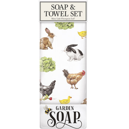 Easter Scatter Soap & Towel Set