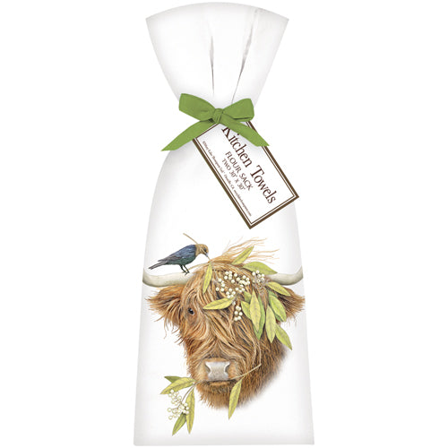 Mary Lake Thompson Highland Cow Towel