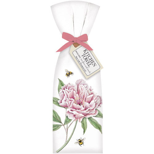 Single Peony Towel Set
