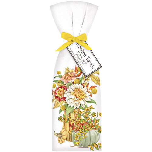 Fall Gourd Arrangement Towel Set