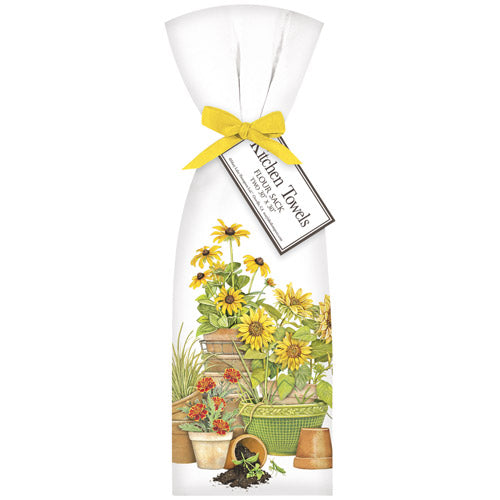 Sunflower Pots Towel Set