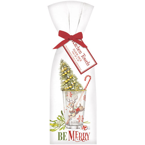 Reindeer Glass Towel Set