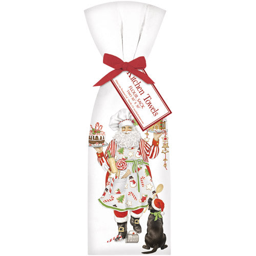 Apron Santa Towel Set