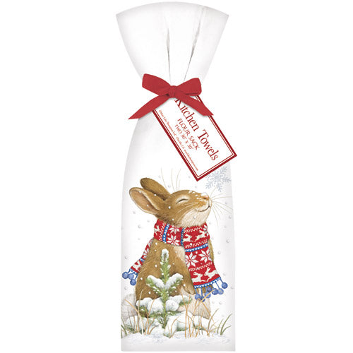 Snowflake Rabbit Towel Set