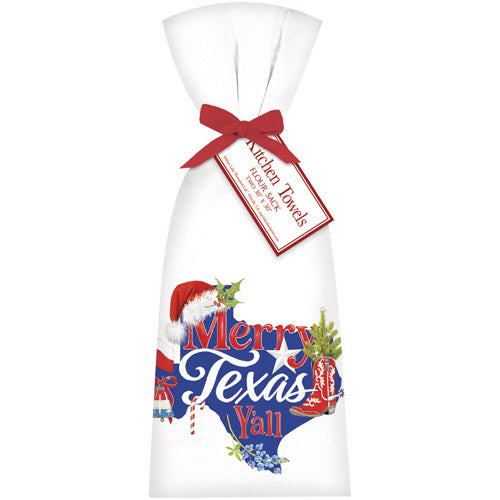 Merry Texas Towel Set