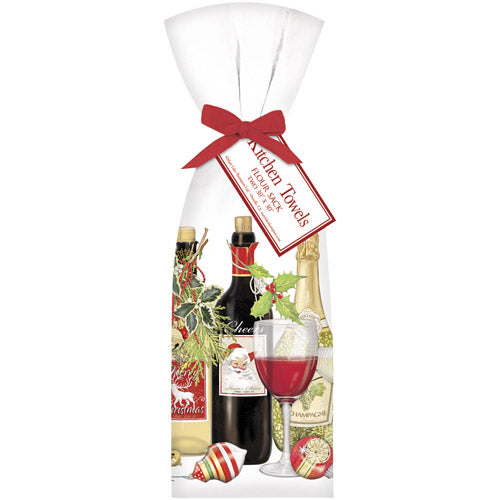 Celebrate Wine Towel Set