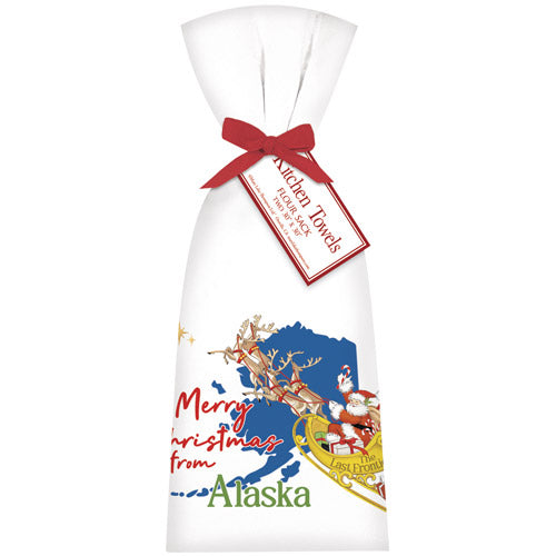 Christmas From Alaska Towel Set