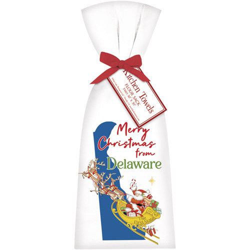Christmas From Delaware Towel Set