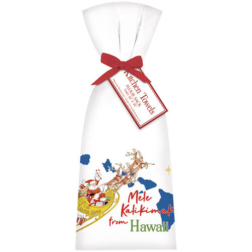 Christmas From Hawaii Towel Set