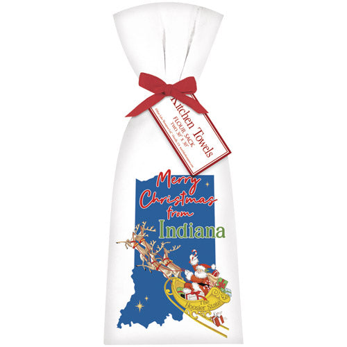Christmas From Indiana Towel Set