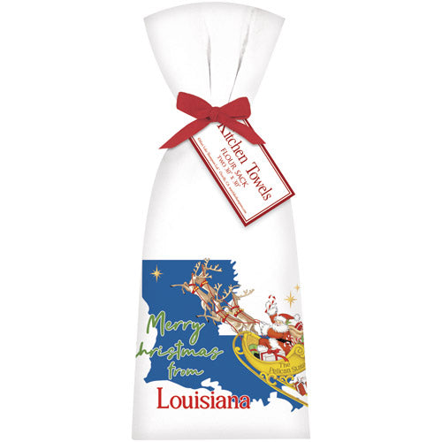 Christmas From Louisiana Towel Set