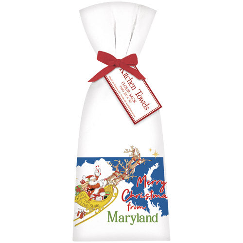 Christmas From Maryland Towel Set