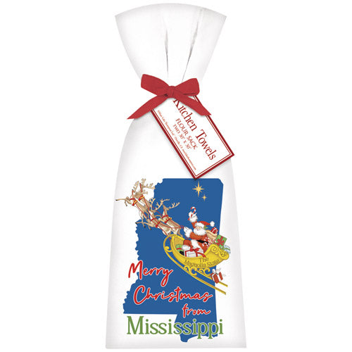 Christmas From Mississippi Towel Set