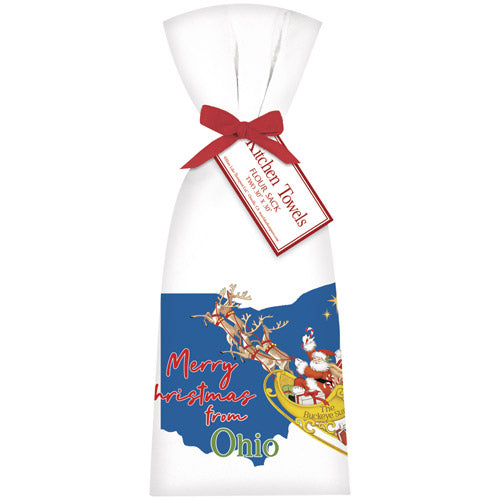 Christmas From Ohio Towel Set