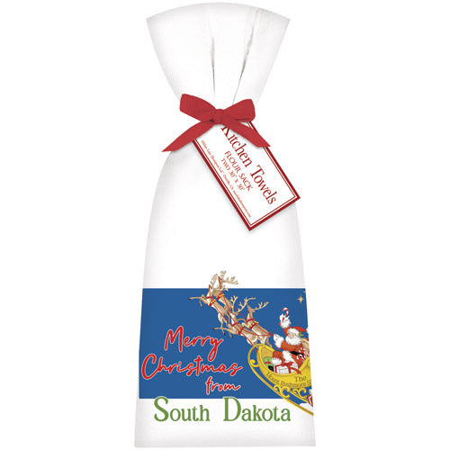 Christmas From South Dakota Towel Set