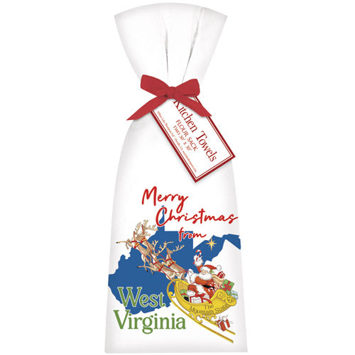 Christmas From West Virginia Towel Set