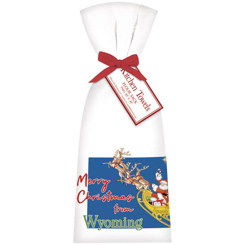 Christmas From Wyoming Towel Set