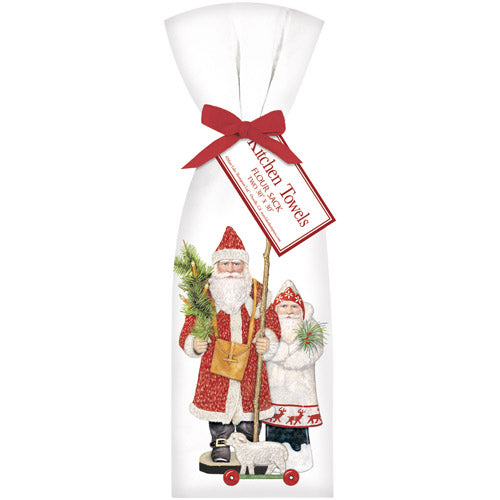 Santa Figurines Towel Set