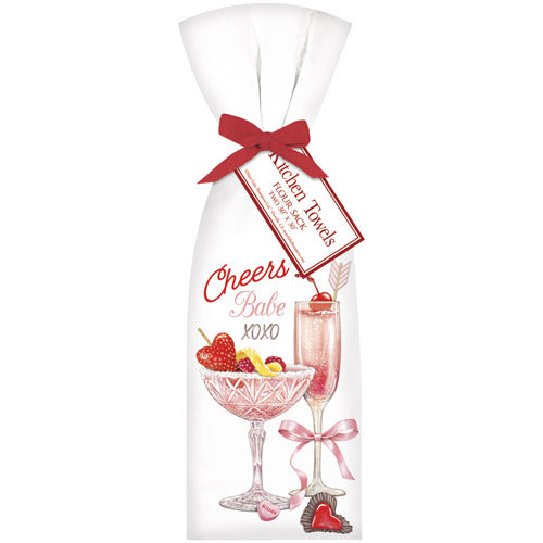 Valentine Cocktails Towel Set