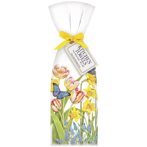 Spring Bulb Garden Towel Set