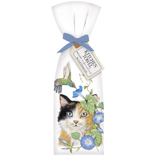 Morning Glory Cat Towel Set