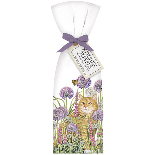 Allium Cat Towel Set
