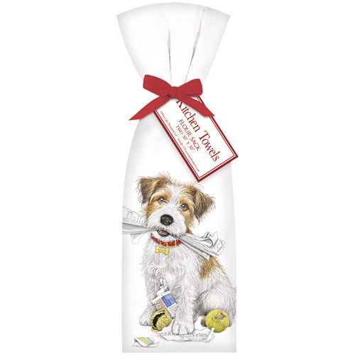 Newspaper Terrier Towel Set