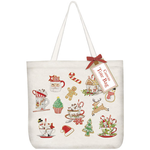 Cocoa Scatter Tote Bag