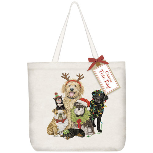 Howliday Party Dogs Tote Bag