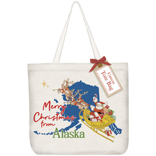 Christmas From Alaska Tote Bag