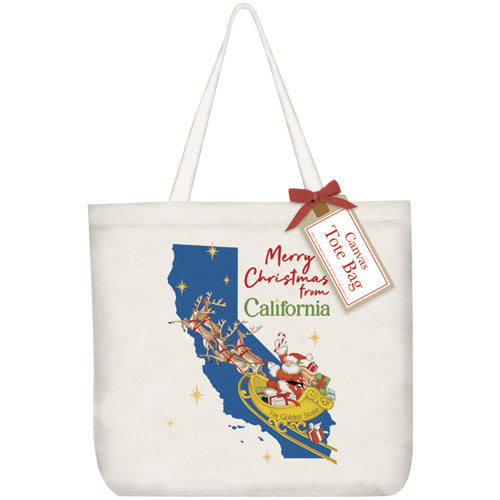 Christmas From California Tote Bag