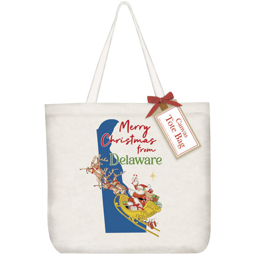 Christmas From Delaware Tote Bag