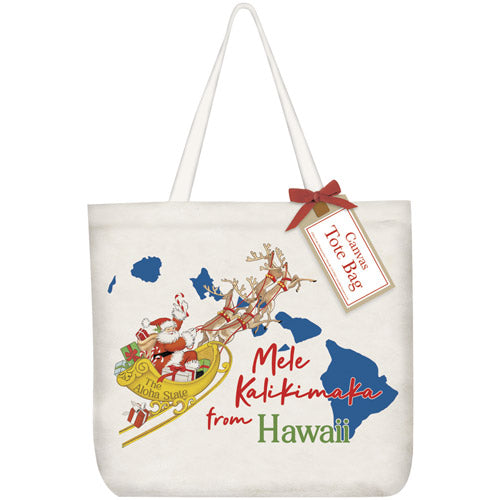 Christmas From Hawaii Tote Bag