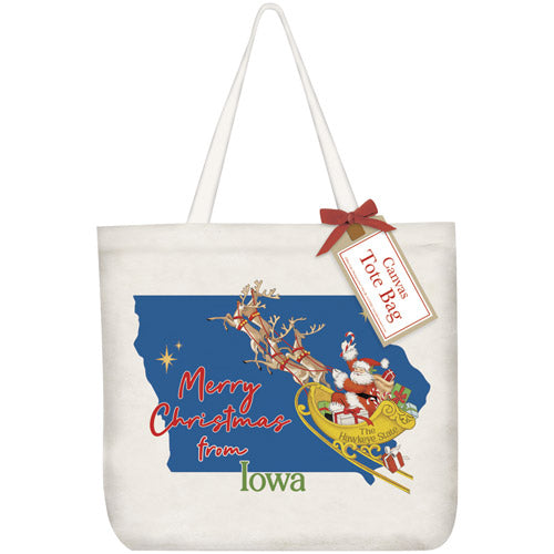 Christmas From Iowa Tote Bag