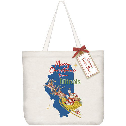 Christmas From Illinois Tote Bag