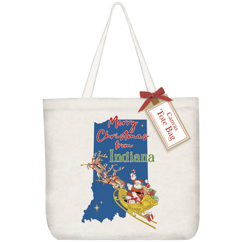 Christmas From Indiana Tote Bag