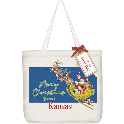 Christmas From Kansas Tote Bag
