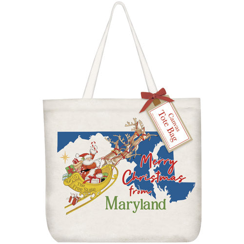 Christmas From Maryland Tote Bag