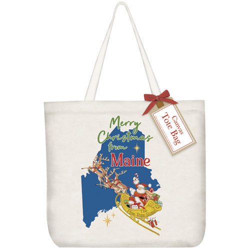 Christmas From Maine Tote Bag