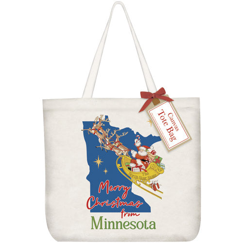 Christmas From Minnesota Tote Bag