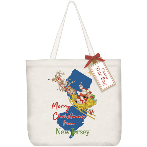 Christmas From New Jersey Tote Bag