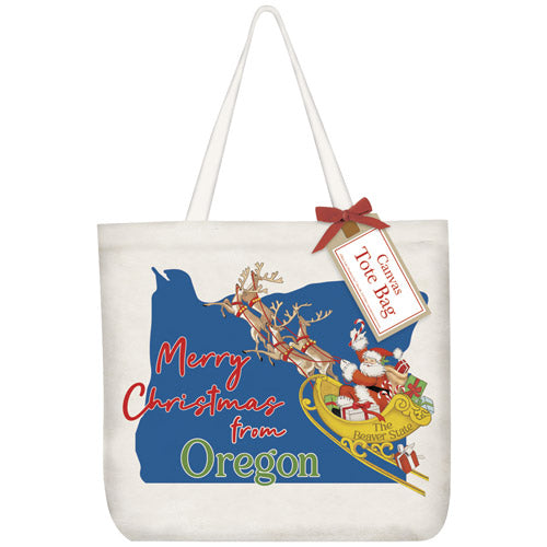 Christmas From Oregon Tote Bag