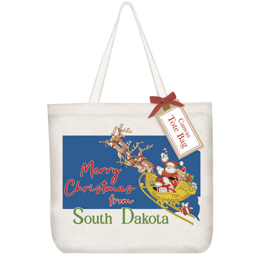 Christmas From South Dakota Tote Bag