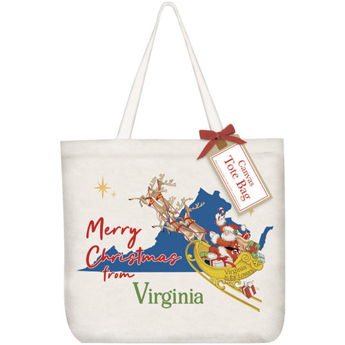 Christmas From Virginia Tote Bag