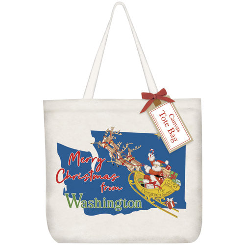 Christmas From Washington Tote Bag