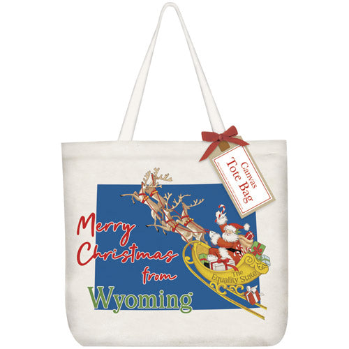Christmas From Wyoming Tote Bag