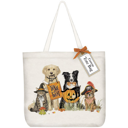 Trick Or Treat Pets Tote Bag