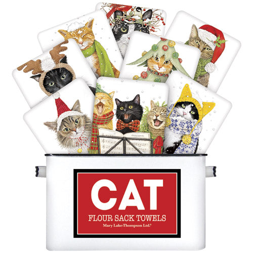 Cat Holiday Towel Unit