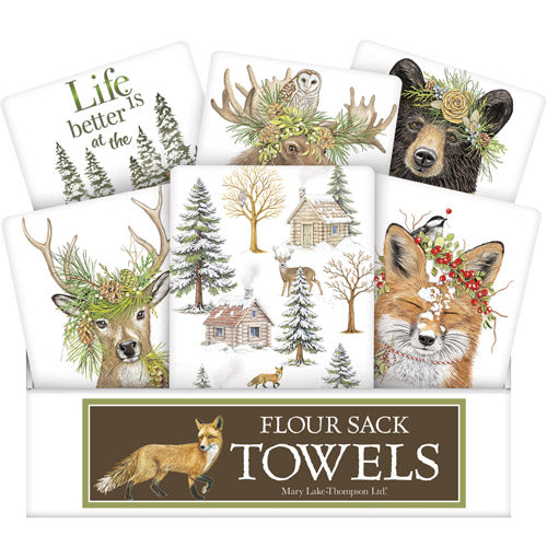 Winter Cabin Towel Unit